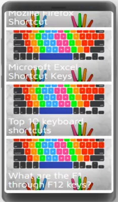 Shortcut Key for Computer android App screenshot 1