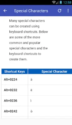 Shortcut Key for Computer android App screenshot 3