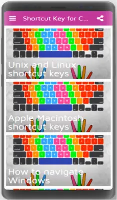 Shortcut Key for Computer android App screenshot 4